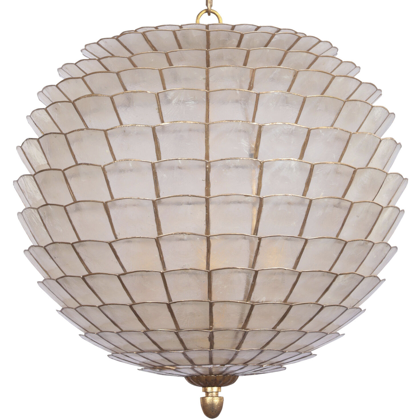 Samal 4 Light 21 inch Oxidized Gold Leaf Pendant Chandelier Ceiling Light