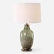 Chianti 27.5 inch 150 watt Olive Green and Antique Brass Table Lamp Portable Light
