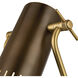 Ruehl 14 inch 9 watt Lacquered Bronze Swing Arm Wall Sconce Wall Light