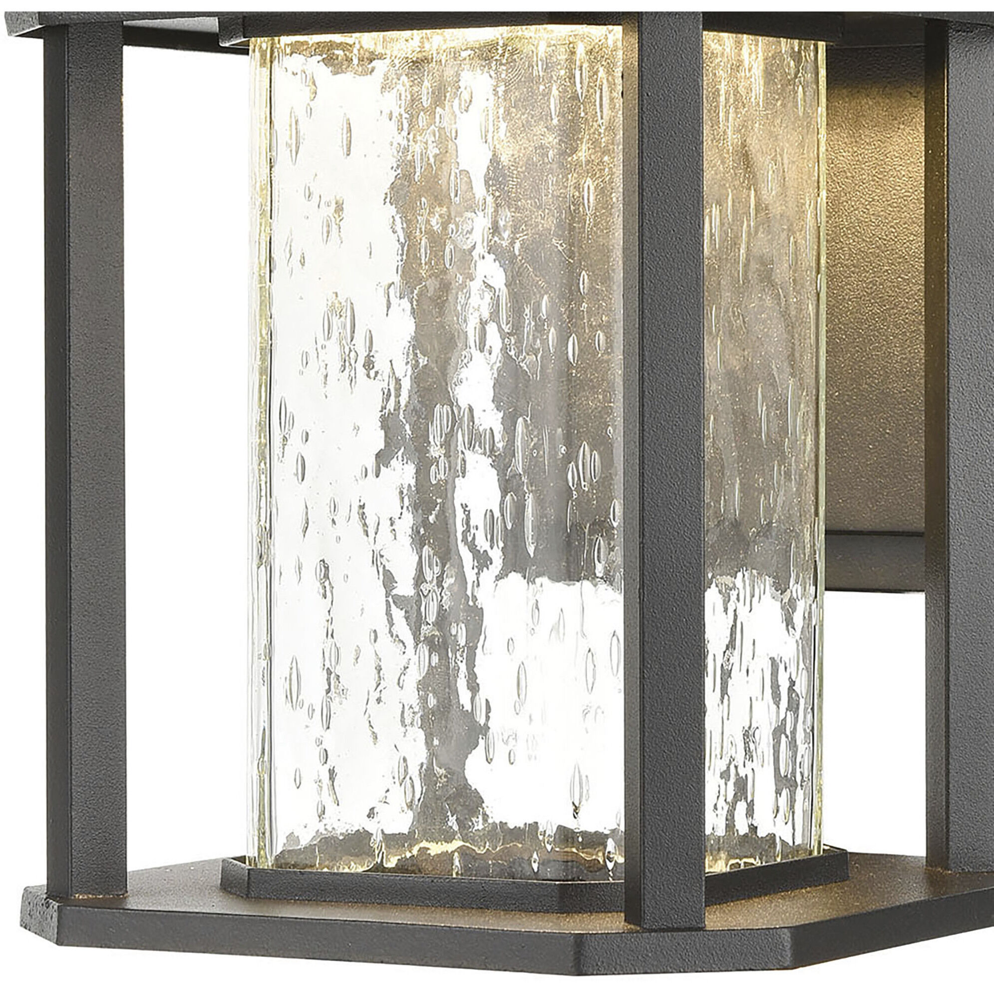 Irvine LED 10 inch Matte Black Outdoor Wall Sconce