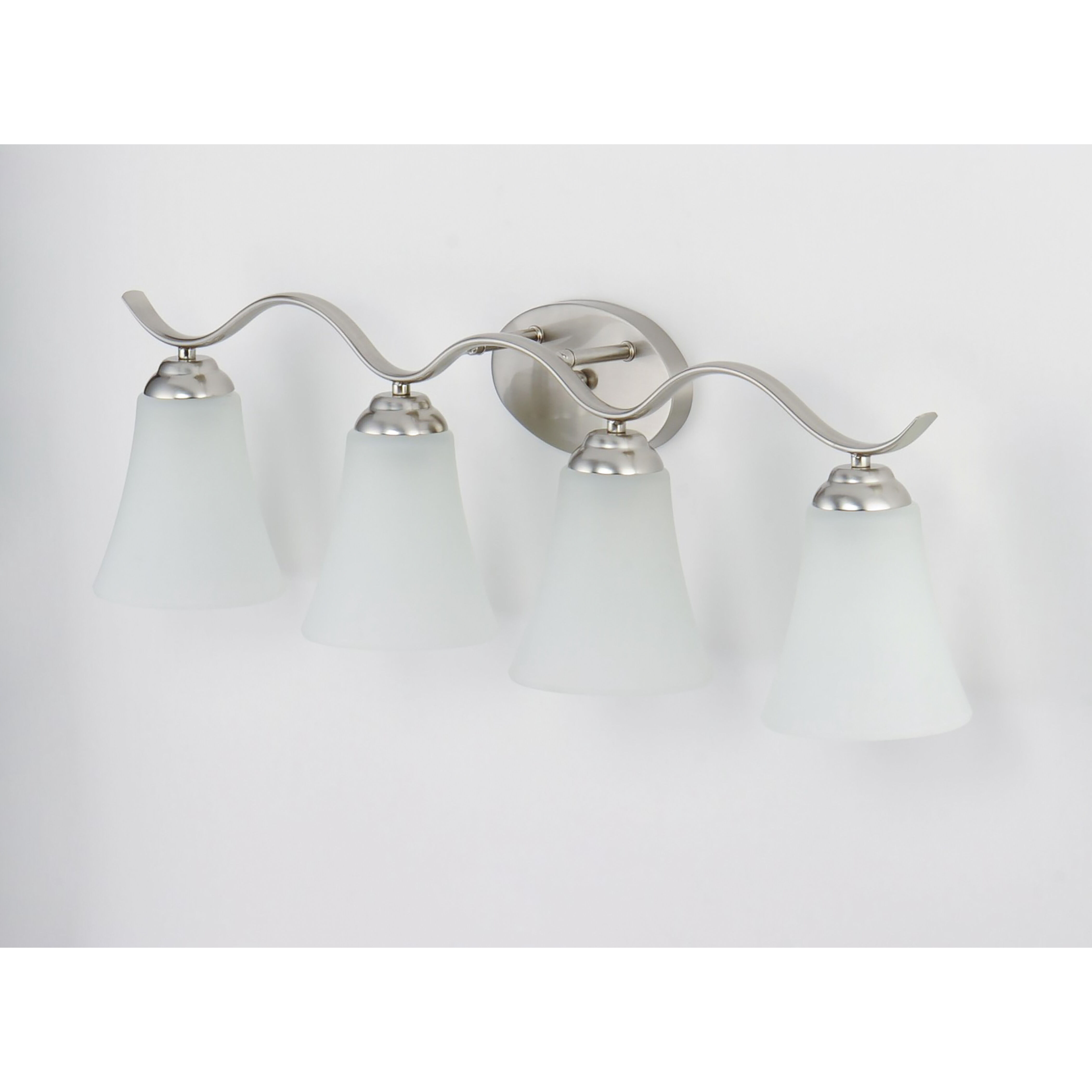 Vital 4 Light 32 inch Satin Nickel Bath Vanity Wall Light