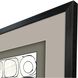 Circular Square Brown and Black and Gray Framed Art, Propac
