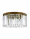 Ashton 5 Light 16 inch Hand Painted Palacial Bronze Flush Mount Ceiling Light
