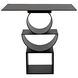 Shape 25 X 24 inch Matte Black Side Table