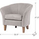 Carina Grey and Natural Accent Chair