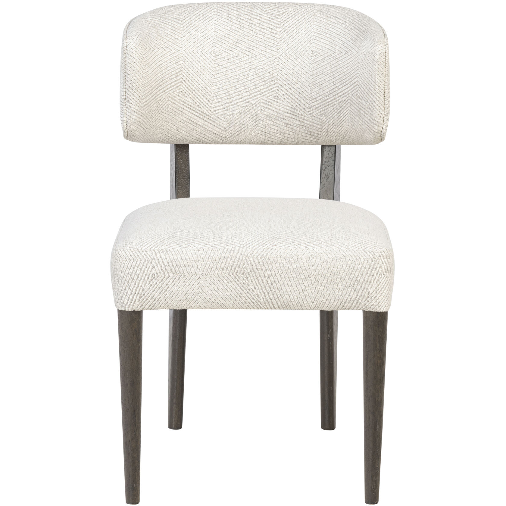 Terra Dark Brown Oak with Ecru Dining Chair, Set of 2