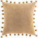 Serengeti 18 X 18 inch Tan Pillow Kit, Square