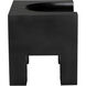 Thron Matte Black Occasional Chair