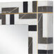Gentry 39.5 X 28.25 inch Natural and Brass Mirror