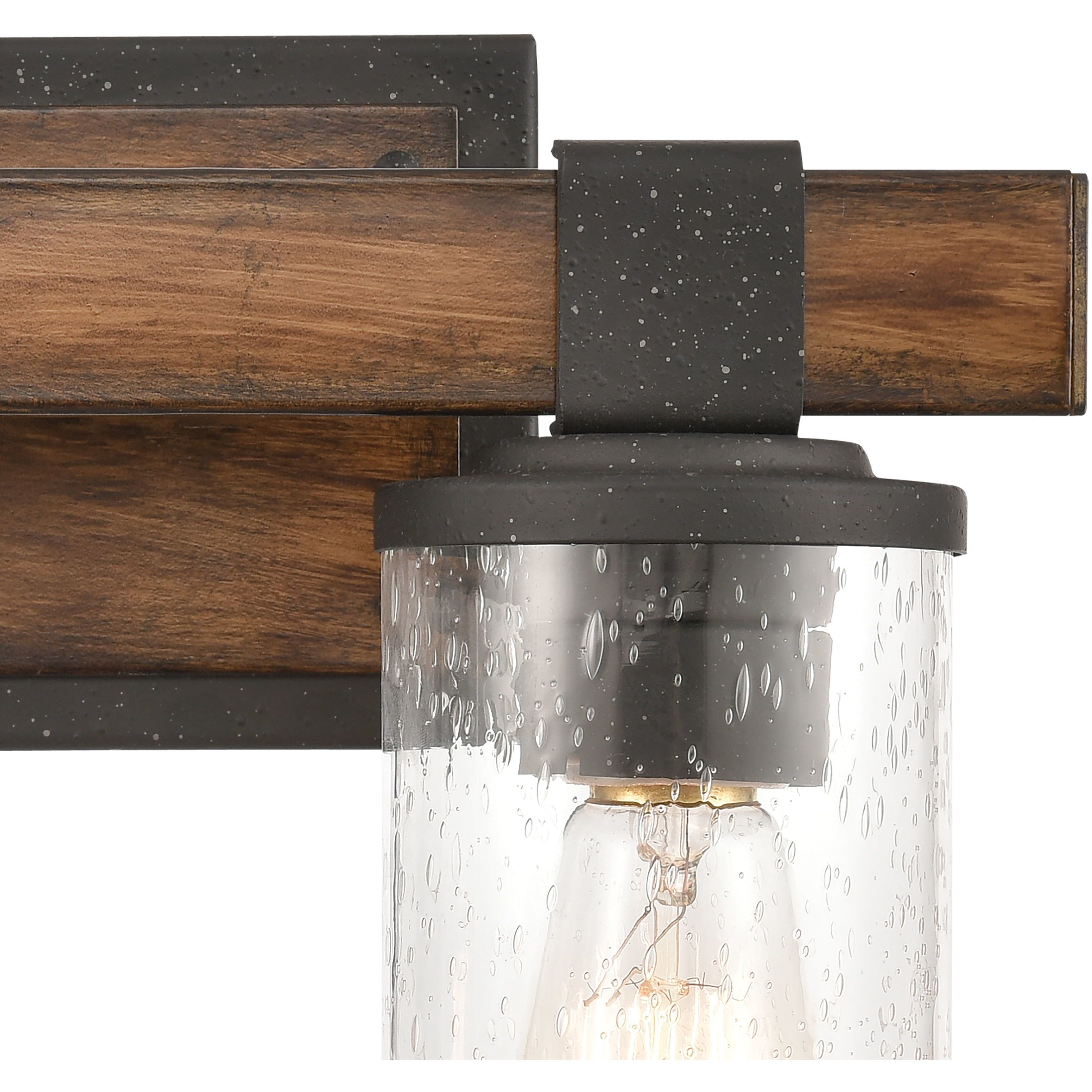 Annenberg 2 Light 15 inch Distressed Black Vanity Light Wall Light
