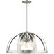 Stoneridge 5 Light 24 inch Brushed Nickel Pendant Chandelier Ceiling Light