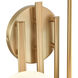 Caroline 3 Light 13.25 inch Brushed Gold Sconce Wall Light, Right