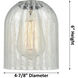 Caledonia 3 Light 16.75 inch Satin Nickel Flush Mount Ceiling Light in Mica