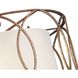 Earth 5 Light 25 inch Silver Gold Chandelier Ceiling Light
