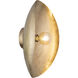 Maverick 1 Light 17.5 inch Antique Brass Flush Mount Ceiling Light