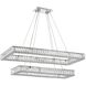 Kinsley 1 Light 41.5 inch Polished Chrome Chandelier Ceiling Light