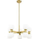 Artemis 10 Light 25 inch Modern Gold Chandelier Ceiling Light
