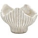 Clam Shell Beige Planter