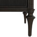 Andrea Dark Stained Oak / Antique Brass / Stained Oak Dresser
