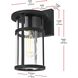 Henrik 1 Light 11 inch Black Outdoor Wall Sconce