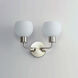 Coraline 2 Light 15 inch Satin Nickel Wall Sconce Wall Light