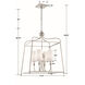 Sylvan 4 Light 21.5 inch Polished Nickel Lantern Chandelier Ceiling Light