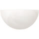 Crescent 1 Light 10.5 inch Matte White Sconce Wall Light