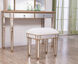 Contempo 18 inch Gold Paint Dressing Stool
