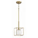 Cowen 1 Light 7 inch Brushed Gold Mini Pendant Ceiling Light