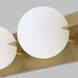 Sean Lavin Orbel 3 Light 24 inch Natural Brass Bath Vanity Wall Light in Incandescent
