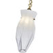 Bolsa 1 Light 6.5 inch Winter Brass Pendant Ceiling Light