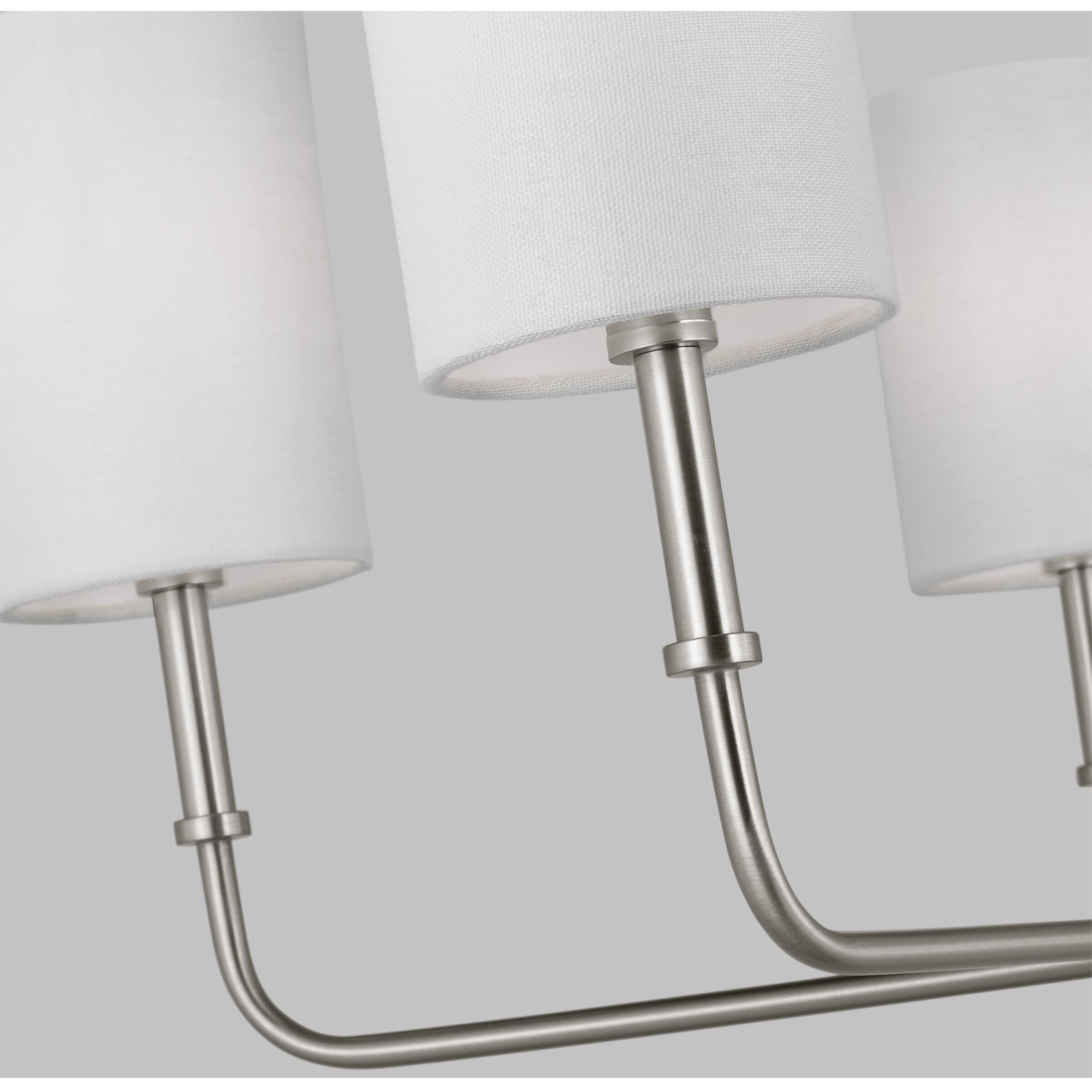 Foxdale 5 Light 26 inch Brushed Nickel Chandelier Ceiling Light