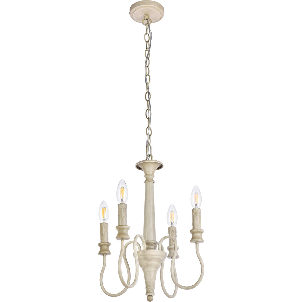 Flynx 4 Light 14 inch Weathered Dove Pendant Ceiling Light in Weatehred Dove