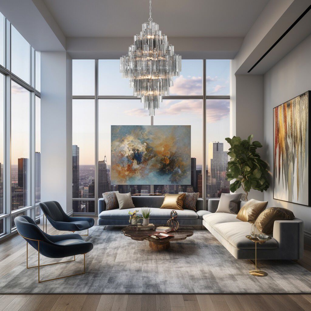 Addis 20 Light 31.5 inch Polished Chrome Chandelier Ceiling Light in Smoke