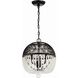 Duval Pendant Ceiling Light in Matte Black