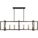 Sean Lavin Finnegan 7 Light 60 inch New World Bronze Linear Chandelier Ceiling Light