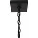 Rock Creek 1 Light 7.5 inch Textured Black Outdoor Pendant