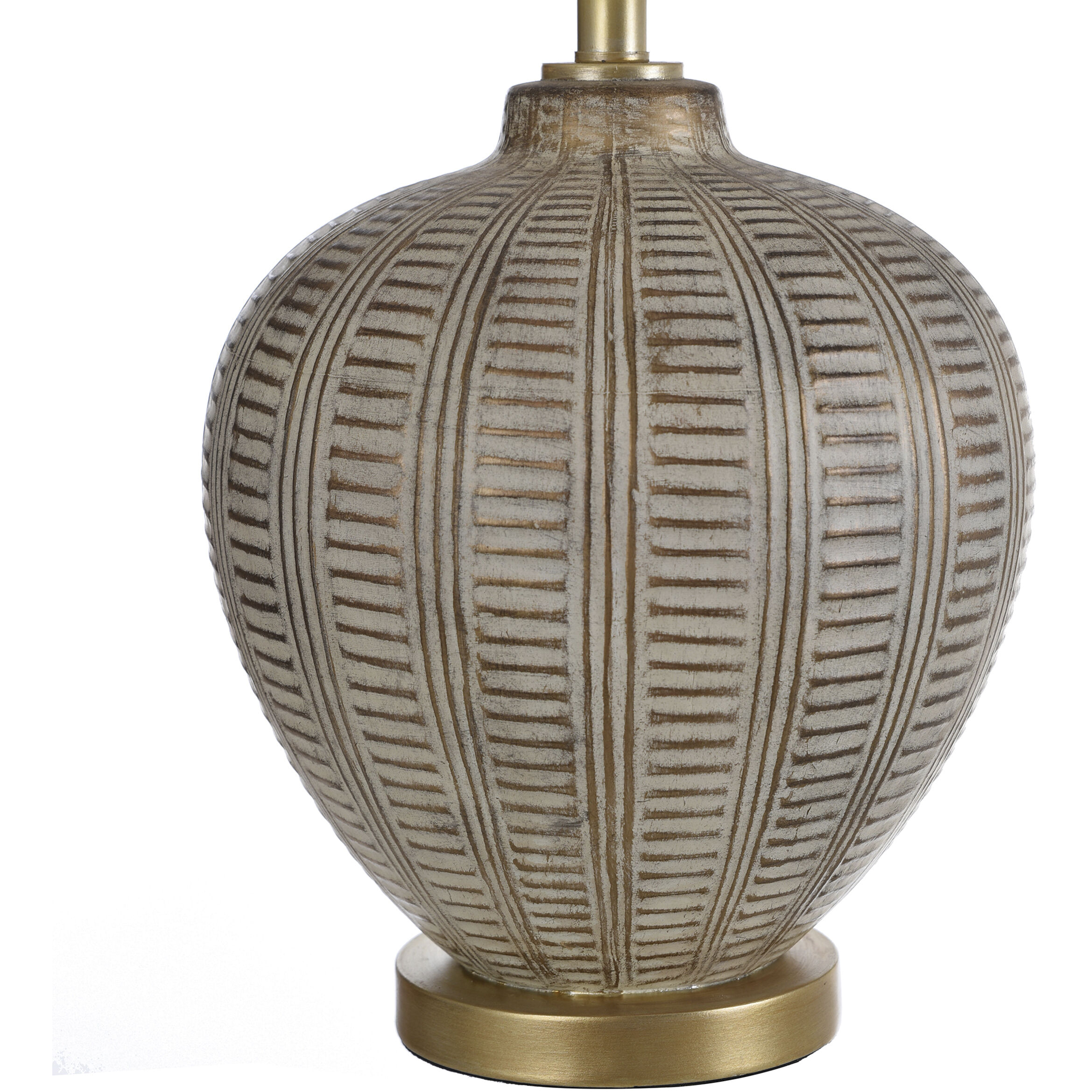 Baffo 29 inch 150.00 watt Gold and Cream Table Lamp Portable Light