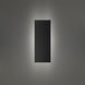 Pillar LED 16.13 inch Black Outdoor Wall Lighting in 3000K