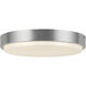 Bailey 11 inch Brushed Nickel Exterior Ceiling