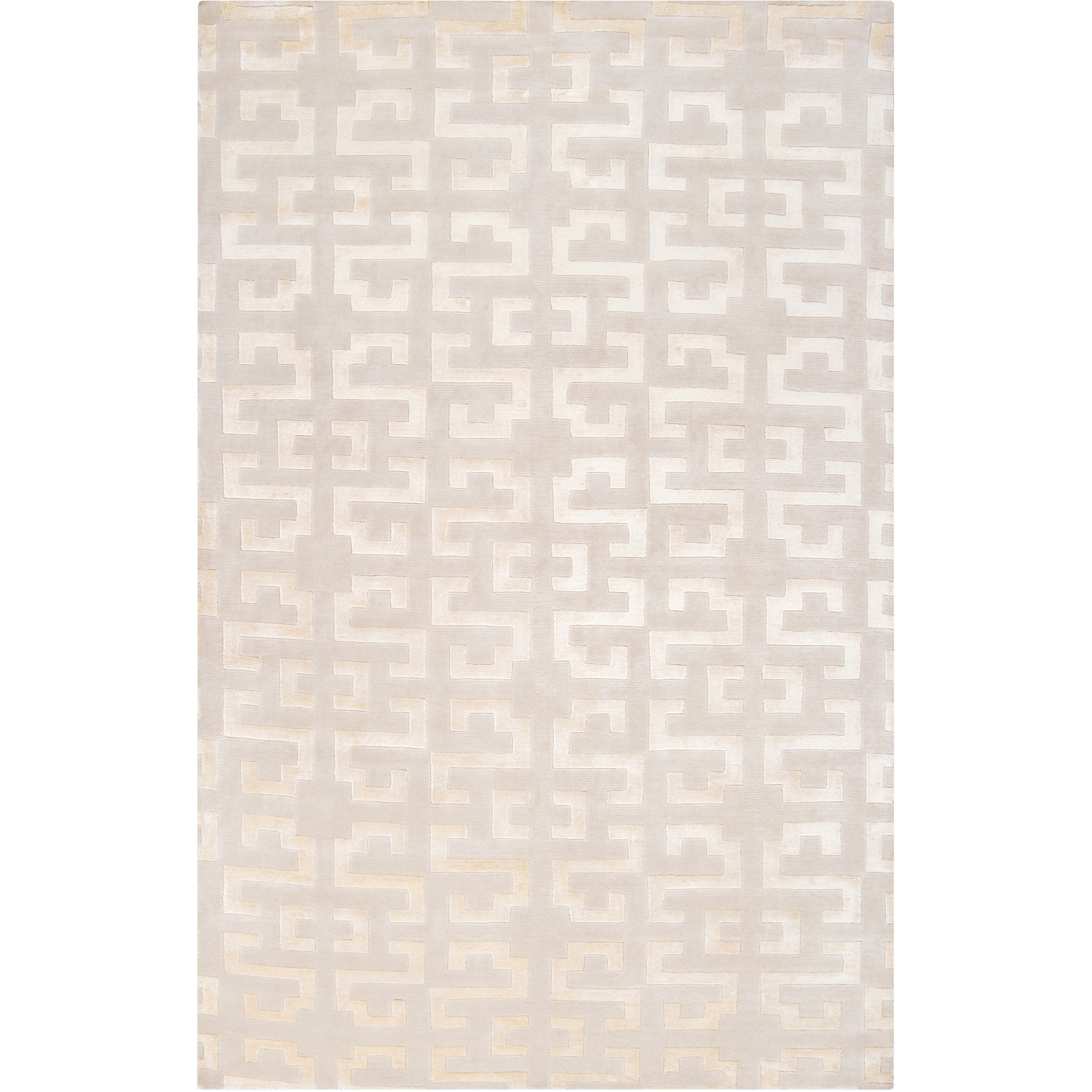 Mugal 36 X 24 inch Khaki, Cream Rug