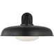 Richard June Liora 1 Light 12.5 inch Textured Black Outdoor Wall Light in LED
