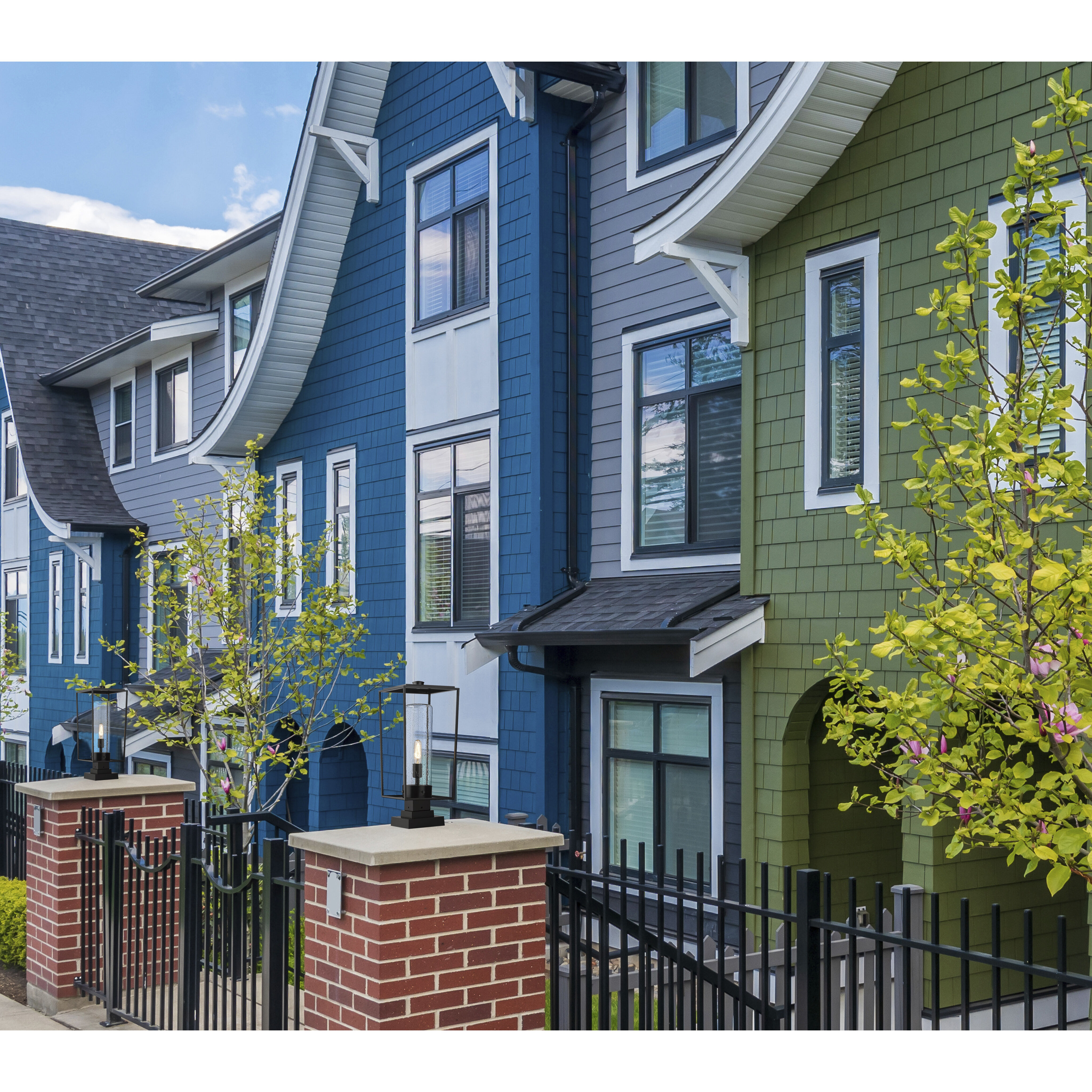 Sheridan 1 Light 24.75 inch Black Outdoor Pier Mounted Fixture