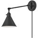 Arti 1 Light 7.75 inch Black Indoor Wall Sconce Wall Light