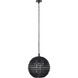 Burkley 1 Light 16 inch Matte Black Pendant Ceiling Light