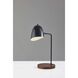 Jude 19.5 inch 40 watt Black and Walnut Desk Lamp Portable Light, Simplee Adesso