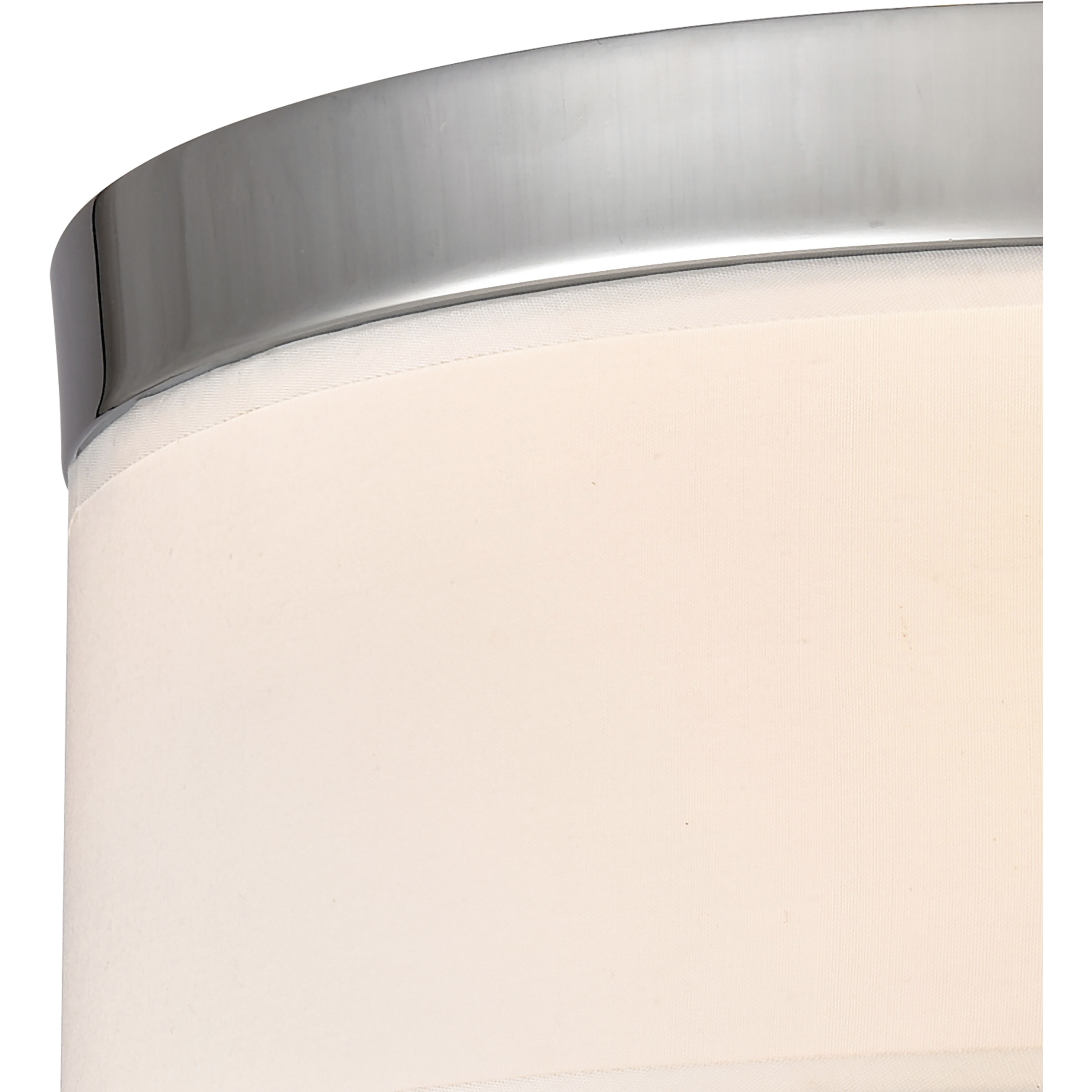 Oak Valley 2 Light 12 inch Chrome Flush Mount Ceiling Light