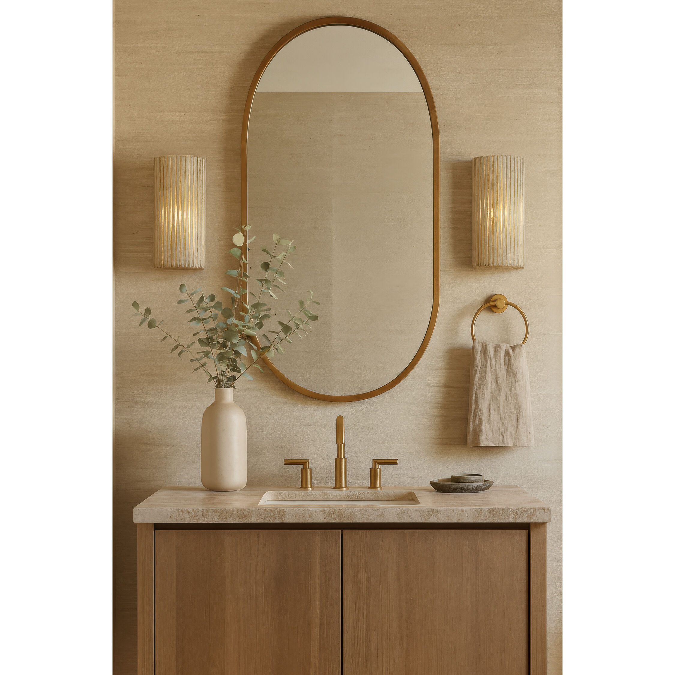 Jacob's Ladder 1 Light 6 inch French Gold ADA Wall Sconce Wall Light, Smithsonian Collaboration