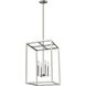 Moffet Street 4 Light 15.5 inch Brushed Nickel Foyer Pendant Ceiling Light, Medium