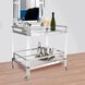Carter Silver Bar Cart